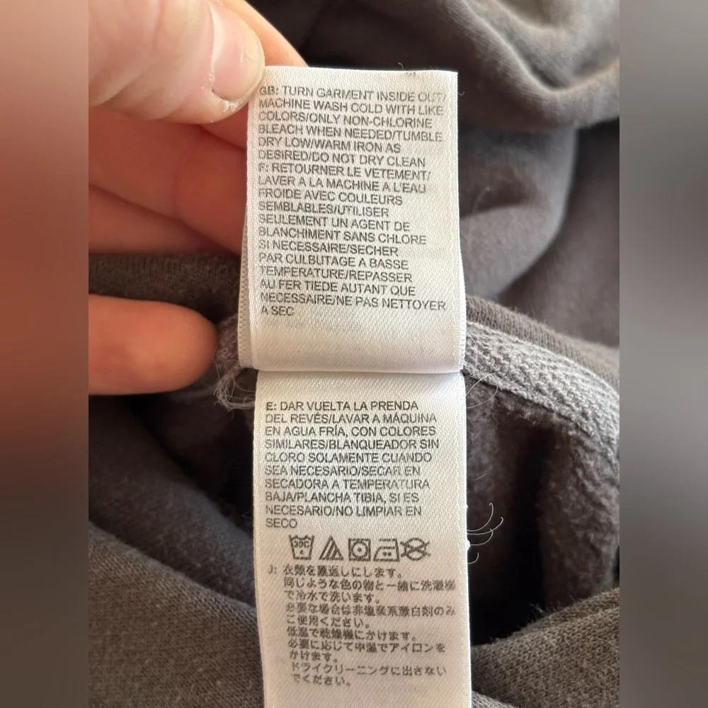 The North Face Brown Hoodie Sweater with Bold Red Logo